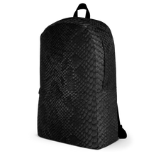 Black Snake Skin Backpack by Design Express