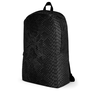 Black Snake Skin Backpack by Design Express