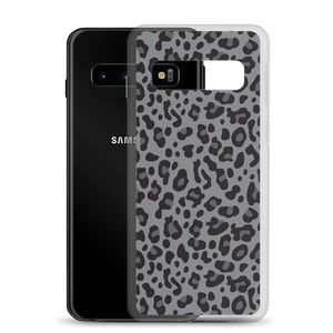 Grey Leopard Print Samsung Case by Design Express