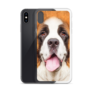 Saint Bernard Dog iPhone Case by Design Express