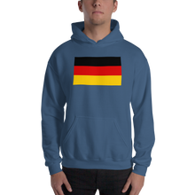 Indigo Blue / S Germany Flag Hooded Sweatshirt by Design Express