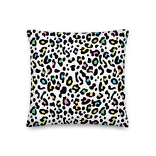 18×18 Color Leopard Print Premium Pillow by Design Express