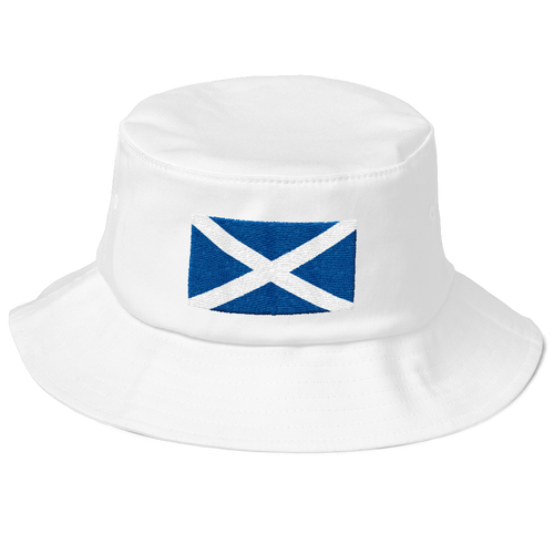 White Scotland Flag 