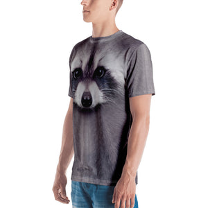 Racoon "All Over Animal" Men's T-shirt All Over T-Shirts by Design Express