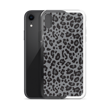 Grey Leopard Print iPhone Case by Design Express