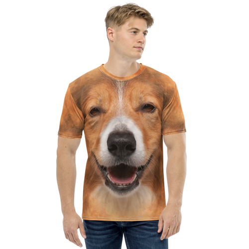 XS Border Collie Dog Men's T-shirt by Design Express