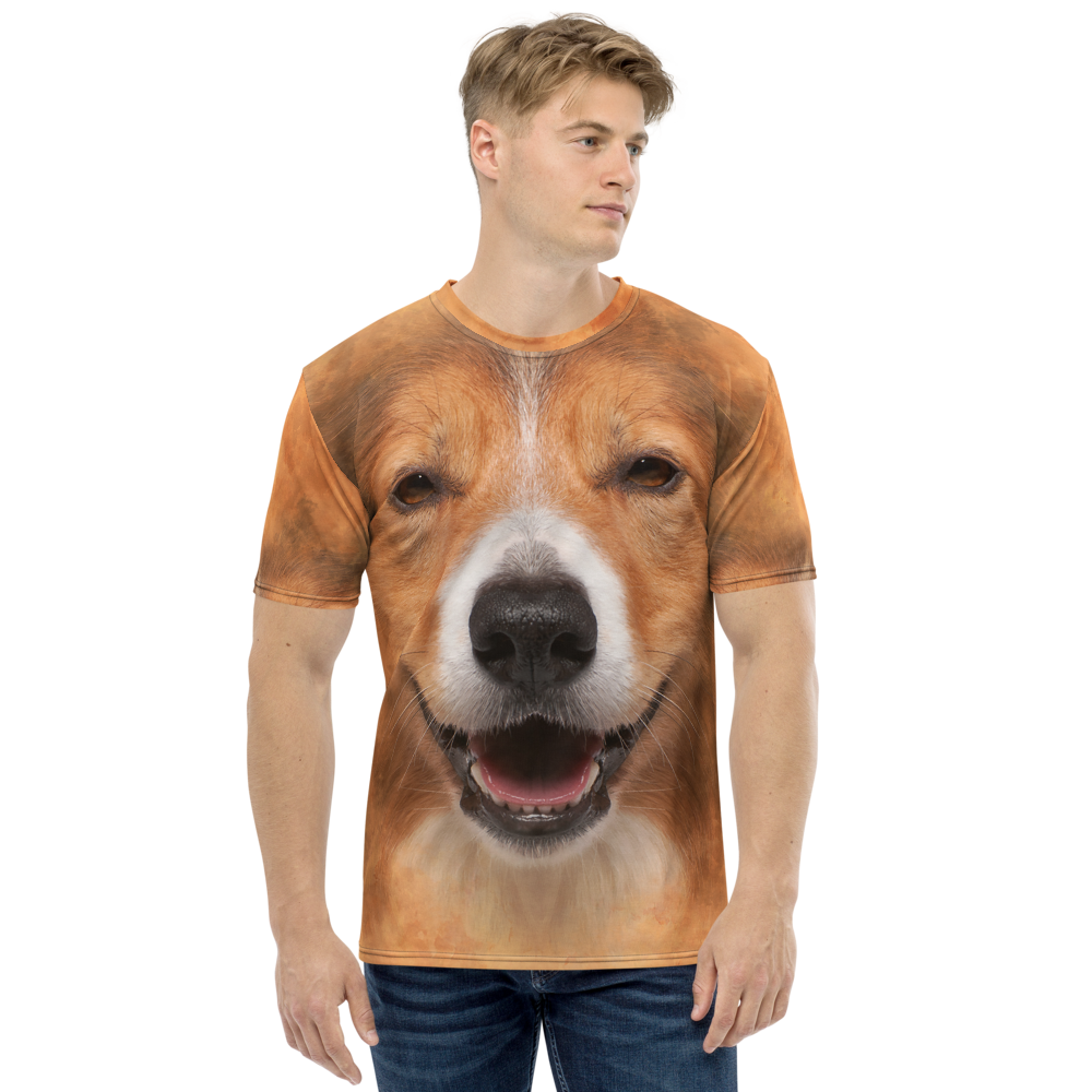 XS Border Collie Dog Men's T-shirt by Design Express