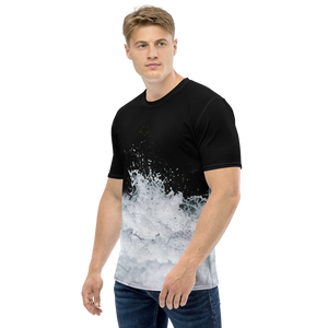 Black & White Water Men's T-shirt by Design Express