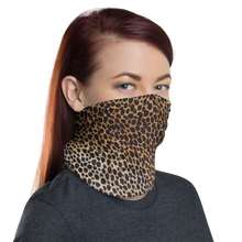 Leopard Brown Pattern Neck Gaiter Masks by Design Express