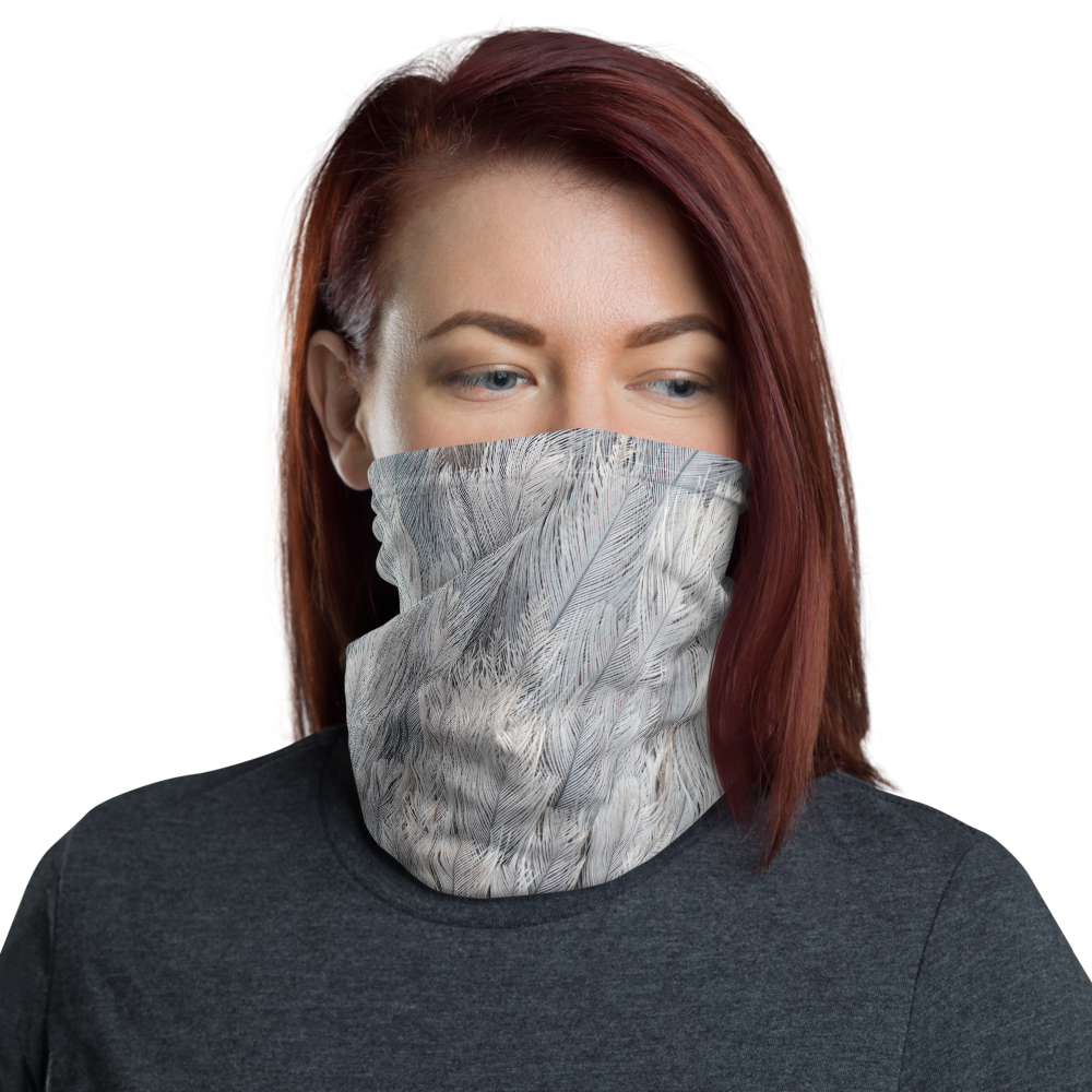 Default Title Ostrich Feather Neck Gaiter Masks by Design Express