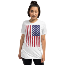 US Flag Distressed Short-Sleeve Unisex T-Shirt by Design Express