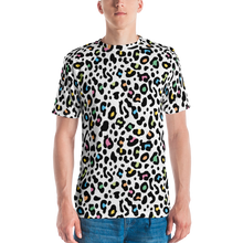 XS Color Leopard Print Men's T-shirt by Design Express