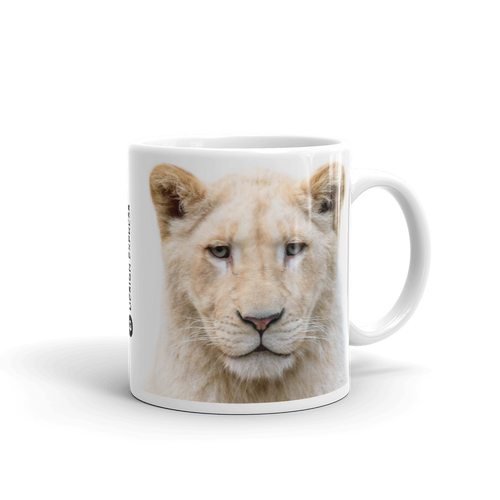 Default Title White Lion Mug by Design Express