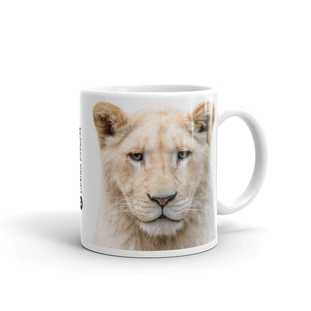 Default Title White Lion Mug by Design Express