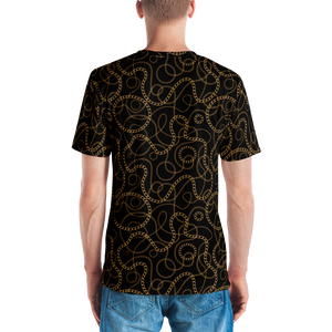 Golden Chains Men's T-shirt by Design Express