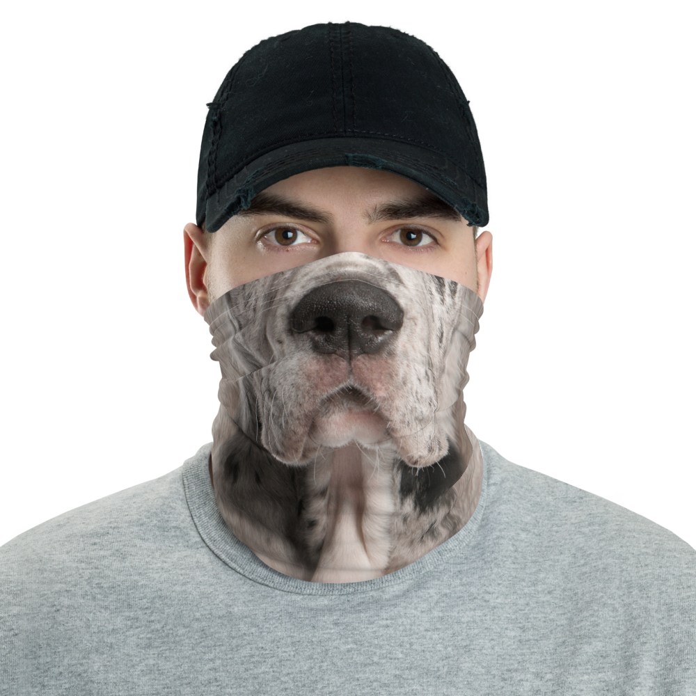 Default Title Great Dane Dog Neck Gaiter Masks by Design Express