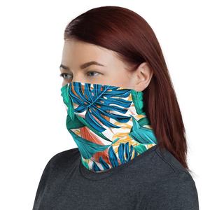 Tropical Leaf Neck Gaiter Masks by Design Express