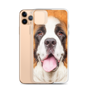 Saint Bernard Dog iPhone Case by Design Express