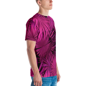 Pink Palm Men's T-shirt by Design Express