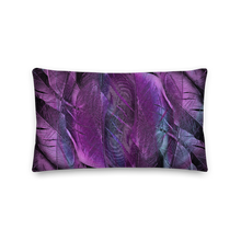 Purple Feathers Premium Pillow by Design Express