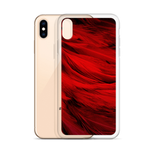 Red Feathers iPhone Case by Design Express