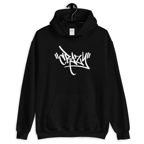 S Crazy Graffiti Unisex Hoodie by Design Express