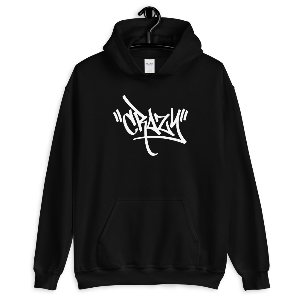 S Crazy Graffiti Unisex Hoodie by Design Express