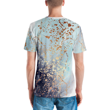 Soft Blue Gold Men's T-shirt by Design Express