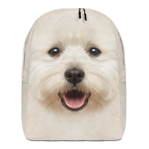 Default Title West Highland White Terrier Dog Minimalist Backpack by Design Express