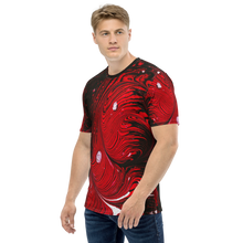 Black Red Abstract Men's T-shirt by Design Express