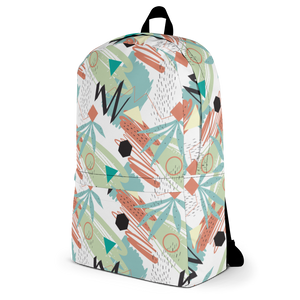 Mix Geometrical Pattern 03 Backpack by Design Express