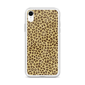 Yellow Leopard Print iPhone Case by Design Express