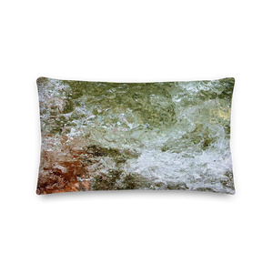 Water Sprinkle Rectangle Premium Pillow by Design Express