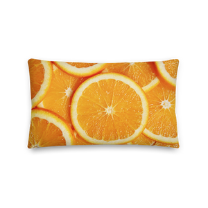 Sliced Orange Premium Pillow by Design Express