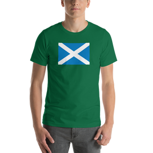 Kelly / S Scotland Flag "Solo" Short-Sleeve Unisex T-Shirt by Design Express