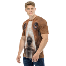 Basset Hound Dog Men's T-shirt by Design Express