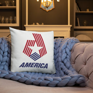 America "Star & Stripes" Square Premium Pillow by Design Express