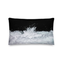 Black & White Water Rectangle Premium Pillow by Design Express