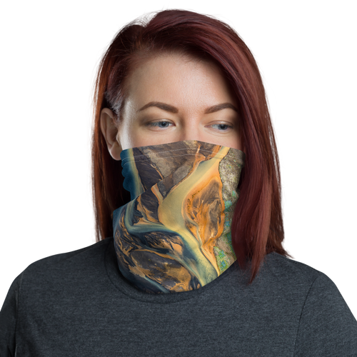 Default Title Icelandic Glacial River Neck Gaiter Masks by Design Express