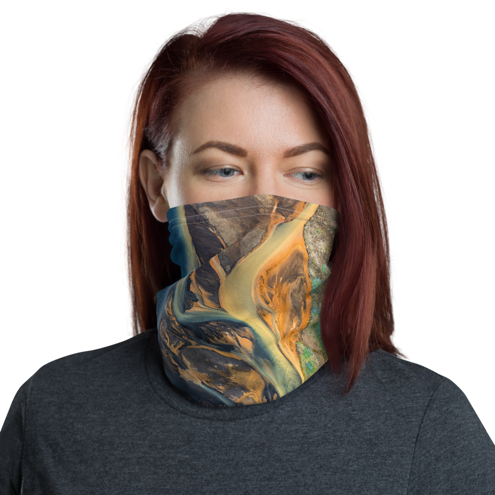 Default Title Icelandic Glacial River Neck Gaiter Masks by Design Express