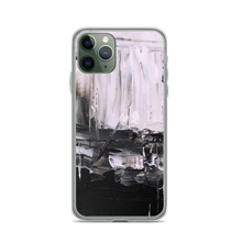 iPhone 11 Pro Black & White Abstract Painting iPhone Case by Design Express