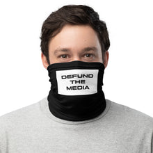 Default Title Defund The Media Rectangular Black Neck Gaiter by Design Express