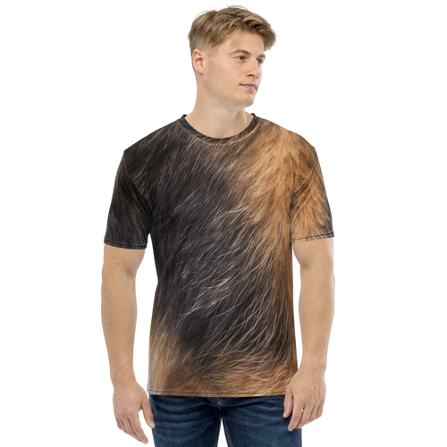 XS Dog Fur Men's T-shirt by Design Express