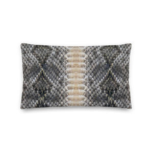 20×12 Snake Skin Print Premium Pillow by Design Express