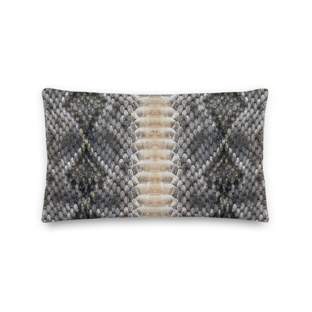 20×12 Snake Skin Print Premium Pillow by Design Express