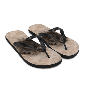 Pug Puppy Dog Flip-Flops by Design Express