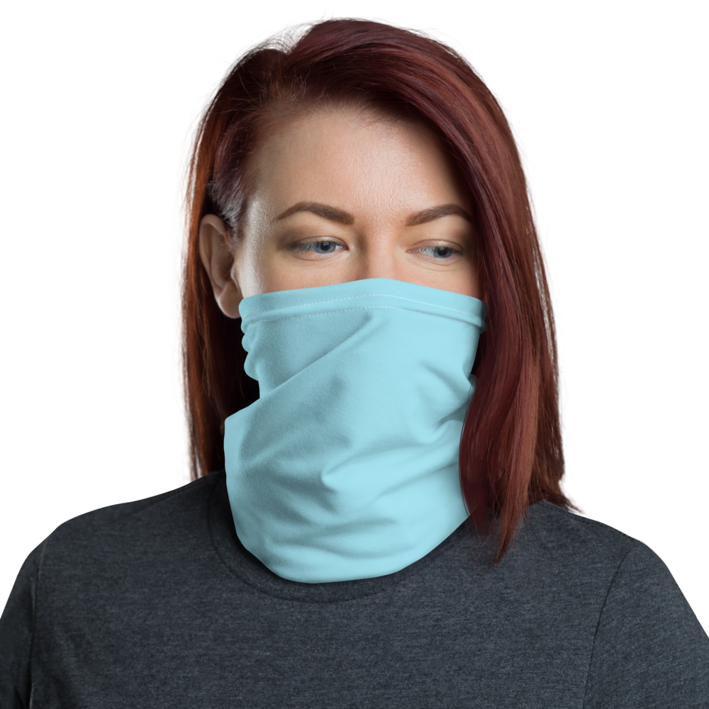 Default Title Baby Blue Neck Gaiter Masks by Design Express