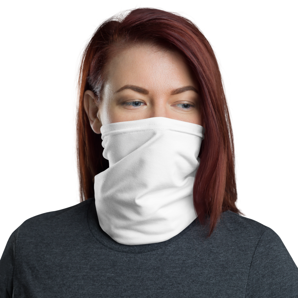 Default Title White Neck Gaiter Masks by Design Express