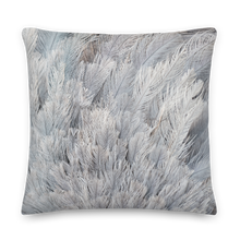 Ostrich Feathers Square Premium Pillow by Design Express