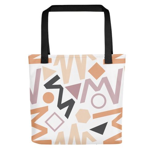 Default Title Soft Geometrical Pattern Tote Bag by Design Express